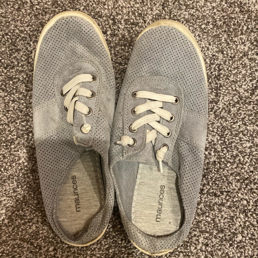 Gray shoes